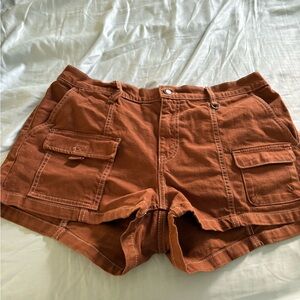 Wild Fable Brown Cargo Shorts Relaxed Fit